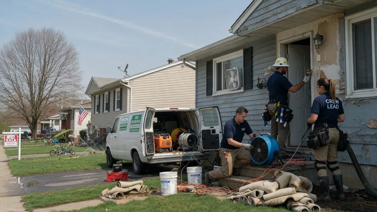 Flood Cleanup in Burr Oak, KS near me