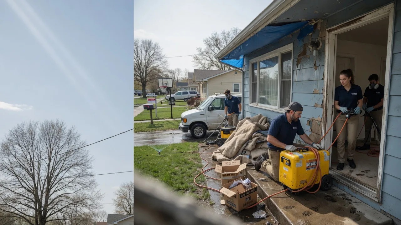 Basement Flood Cleanup in Burr Oak, KS near me